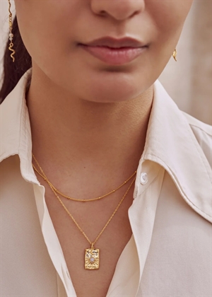 Nala choker necklace Forgyldt Maanesten